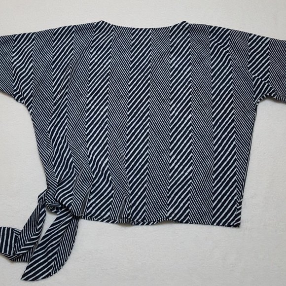 MICHAEL KORS Blue Top Blouse, Size M - Picture 11 of 15